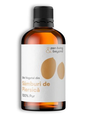 Ulei vegetal de Sâmburi de Piersică, 100% pur, 100 ml