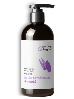 Loțiune de corp Relaxantă cu Salvie tămâioasă și Lavandă, 250 ml