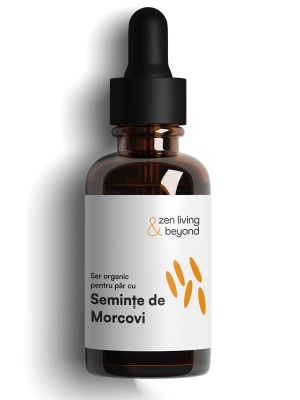 Ser organic păr cu Argan, Ricin și Seminte de Morcov, 30ml