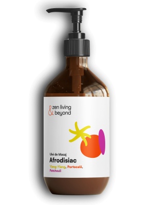 Ulei de Masaj Afrodisiac- ylang-ylang, portocală, patchouli, 300 ml