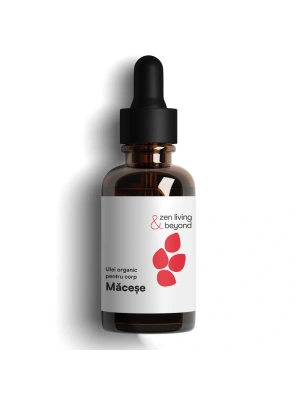 Ulei organic de Corp cu Ricin, Chimen negru și Măceșe, 50 ml