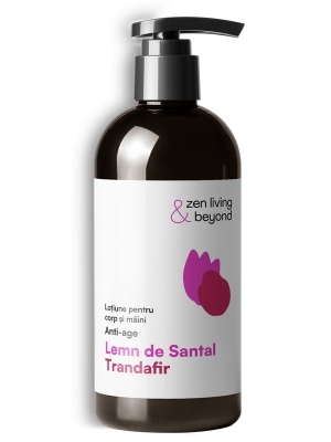 Loțiune de corp Anti-age cu Lemn de Santal și Trandafir, 250 ml