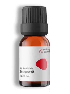 Ulei esențial de Mușcată, 100% pur, 10 ml