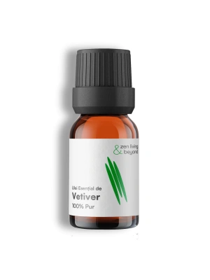 Ulei esențial de Vetiver, 100% pur, 10 ml
