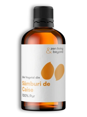 Ulei vegetal de Sâmburi de Caise, 100% pur, 100 ml