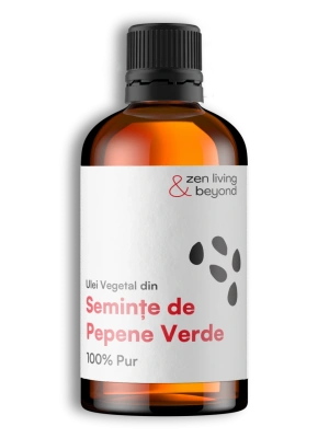 Ulei Vegetal din Semințe de Pepene verde, 100% pur, 100 ml