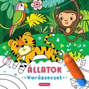 Állatok Varázsecset – Varázslatos színezőkönyv vízzel - Img 1