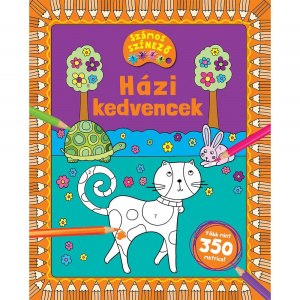 Házi kedvencek – számos kifestő