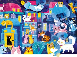 Cicák – 120 darabos foszforeszkáló puzzle - Img 2