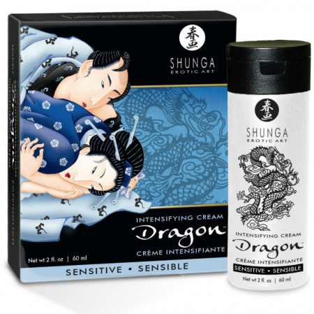 Cremes Sensíveis A Dragão Shunga Para Casal