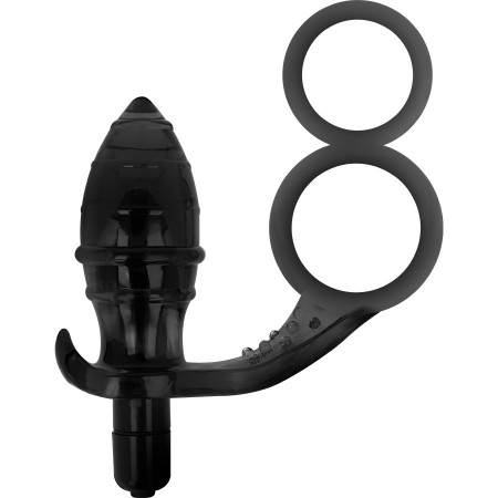 Tomada Addicted Toys Com Anel E Alça De Esfera - Preto