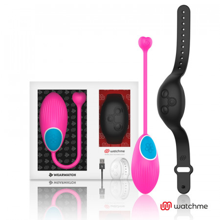 Wearwatch Egg Wireless Technology Watchme Fuchsia / Jet Black