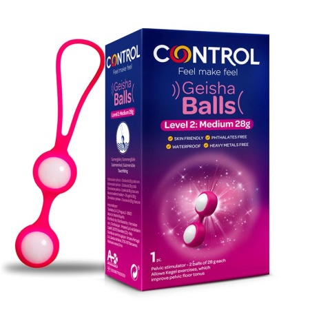 Bolas Gueixa Control Nível II (2x28 gr) Rosa