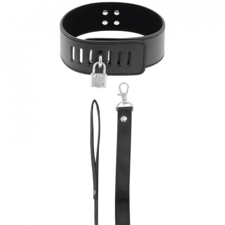 Dark Ness Locking Posture Collar - Black