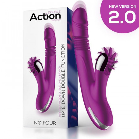 Vibrador Action Up and Down Finger Roda Estimuladora Nº Four