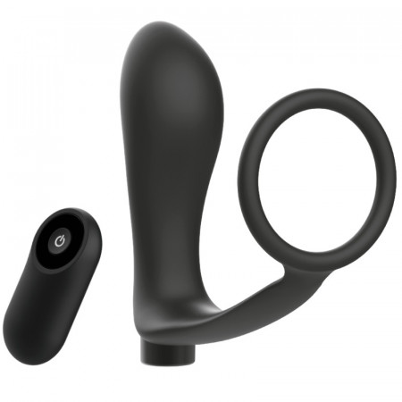 Addicted Com Controle Remoto Anal Massager E Anel De Galão Com Vibrador