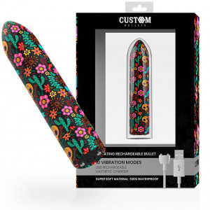 Balas Personalizadas Recarregáveis Balas Magnéticas Florais 10V - Img 2