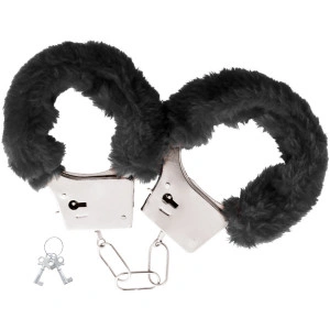 Darkness Pleasure Furry Handcuffs Black