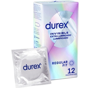 Durex - invisível extra lubrificado 12 unidades - Img 1