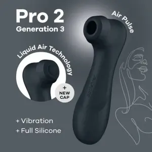 Estimulador Satisfyer Pro 2 Geração 3 Preto