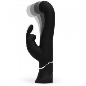 Happy Coelho G-Spot Stroker Vibrador De Coelho - Preto - Img 3