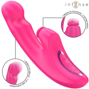 Intense - Emi Vibrador 13,5 Cm Multifunção 3 Em 1 10 Vibrações Rosa - Img 2