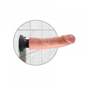 King Cock King Cock Vibrador Dildo 23 Cm Natural - Img 5