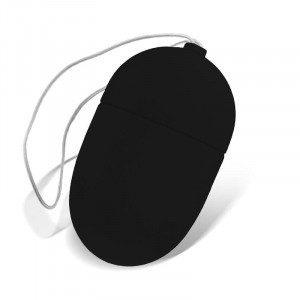 Ovo Vibratório Tamanho Médio Controlo Remoto Preto