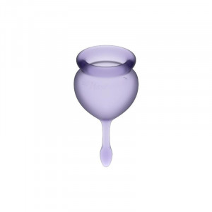 Satisfyer Sentir Bom Menstrual Cup Roxo 15 + 20Ml - Img 4