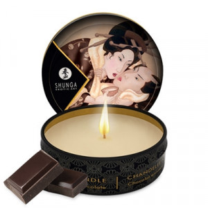 Vela Massagem Shunga Afrodisíaca Chocolate - Img 2