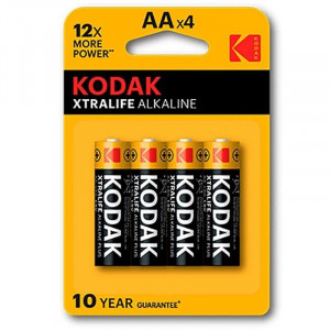 Bateria Alcalina Kodak Xtralife Aa Lr6 * 4 - Img 1