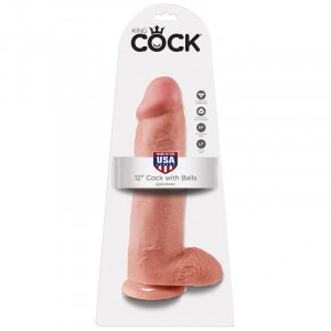 Dildo De Realista King 12 &Quot;Com Bolas 30,48 Cm - Img 2