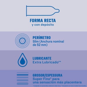 Durex - invisível extra lubrificado 12 unidades - Img 3