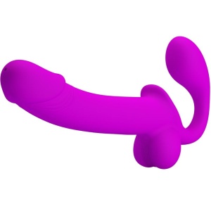 Pretty Love - Estimulador Kelpie Double Strap-On Roxo - Img 1