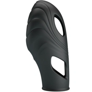 Pretty Love - Lich Silicone Dedo Vibrador Preto