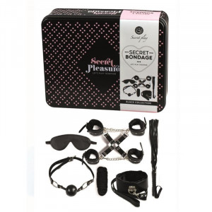 Secret Play Bdsm Set 8Pcs Black - Img 2