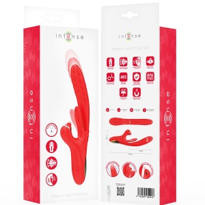 Vibrador Intense Rosalia Multifuncional Vermelho