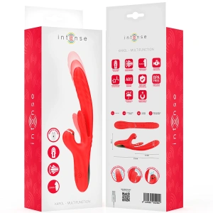 Vibrador Multifunção Intense Karol Vermelho