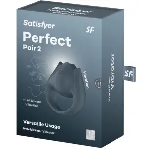 Vibrador Satisfyer Perfect Pair 2 Cinza