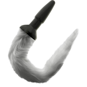 Darkness Tail Butt Silicone Plug -Gray - Img 2