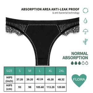 Flora Cuecas Menstruais Normal - XL - Img 2