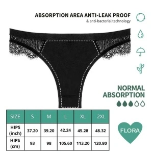 Flora Cuecas Menstruais Normal - XL - Img 2