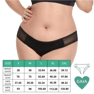 Gaia Cuecas Menstruais Normais - XL - Img 2