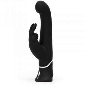 Happy Coelho G-Spot Stroker Vibrador De Coelho - Preto