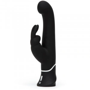 Happy Coelho G-Spot Stroker Vibrador De Coelho - Preto - Img 1