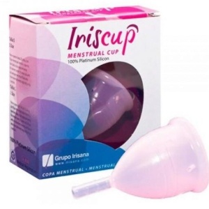 Iriscup - copo grande do mês rosa + saco esterilizador gratuito - Img 1