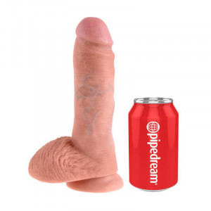King Cock 8 &Quot;Dildo Realista Com Bolas 20,3 Cm - Img 3