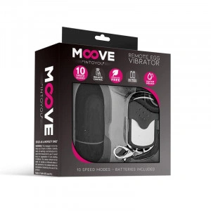 Ovo Vibratório Moove Grande Sem Fios Preto