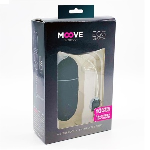 Ovo Vibratório Moove Preto