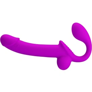 Pretty Love - Estimulador Kelpie Double Strap-On Roxo - Img 2